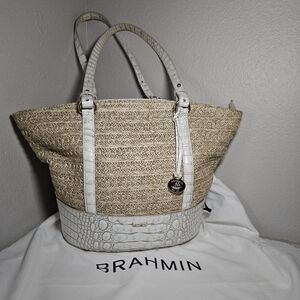 Brahmin shoulder purse With Dust Bag ...EUC